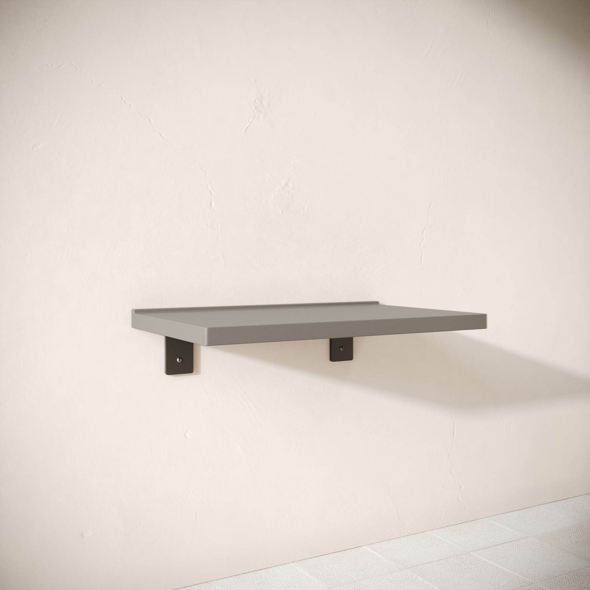 Bancone Oyster Concrete Wall Mounted Countertop Shelf 800mm