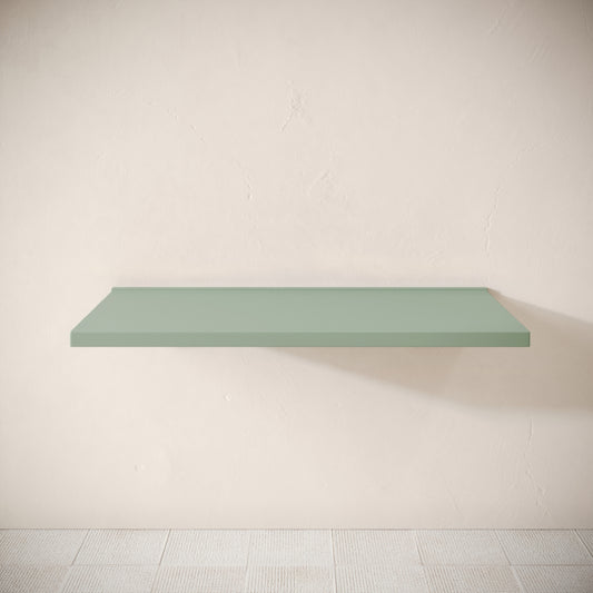 Bancone Seafoam Concrete Wall Mounted Countertop Shelf 1200mm