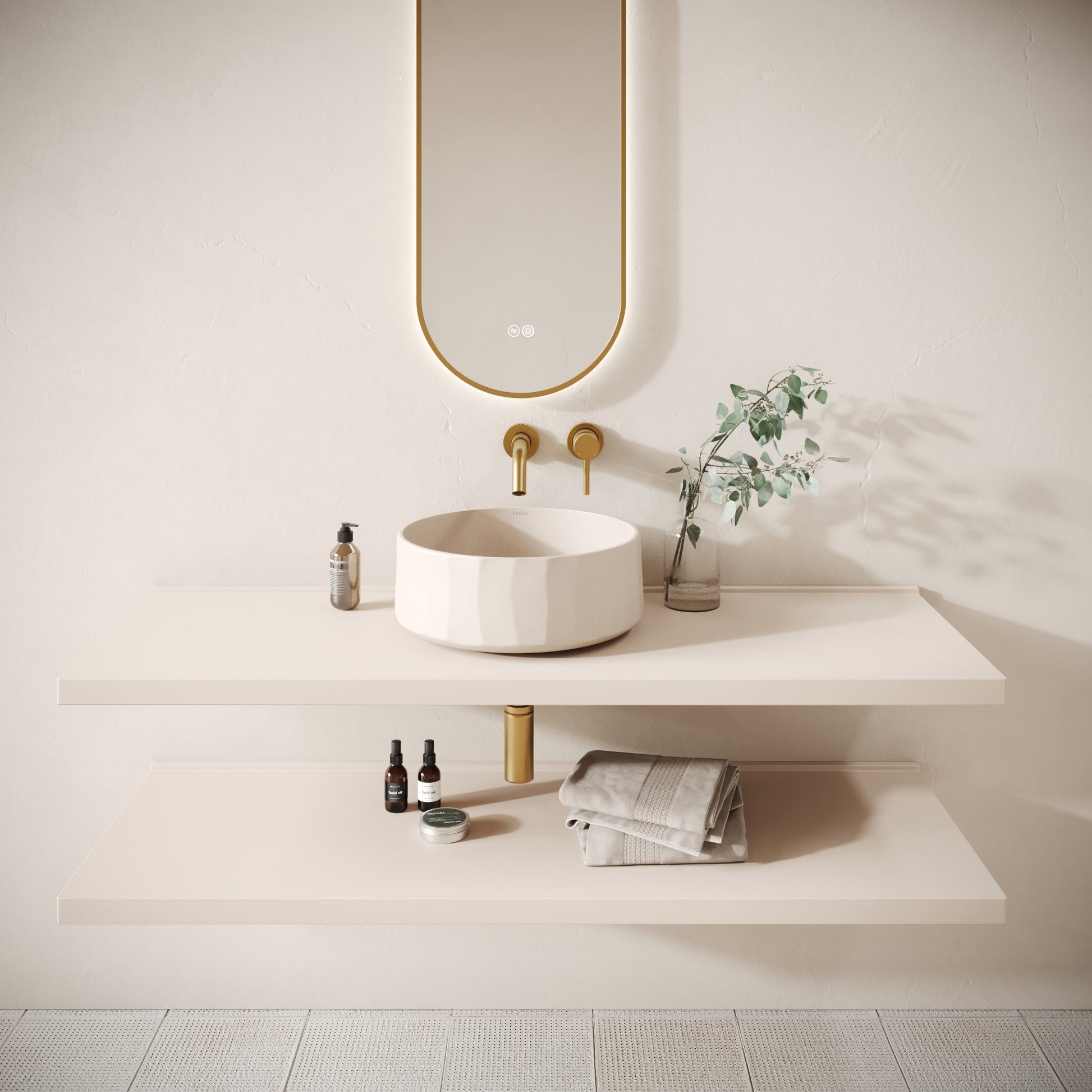 Bancone Shore Wall Mounted Countertop Shelf 1400mm