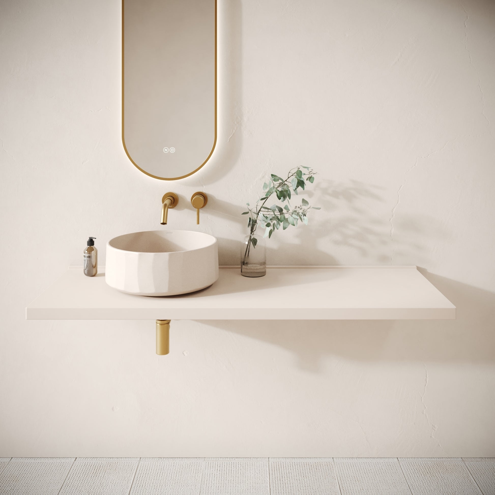 Bancone Shore Wall Mounted Countertop Shelf 1400mm