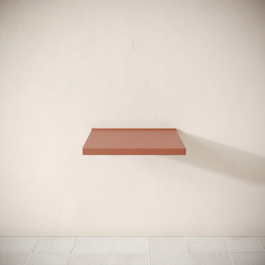 Bancone Terracotta Concrete Wall Mounted Countertop Shelf 600mm