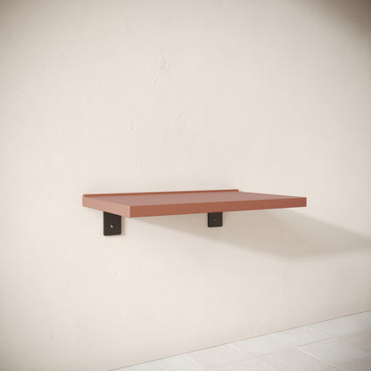 Bancone Terracotta Concrete Wall Mounted Countertop Shelf 800mm