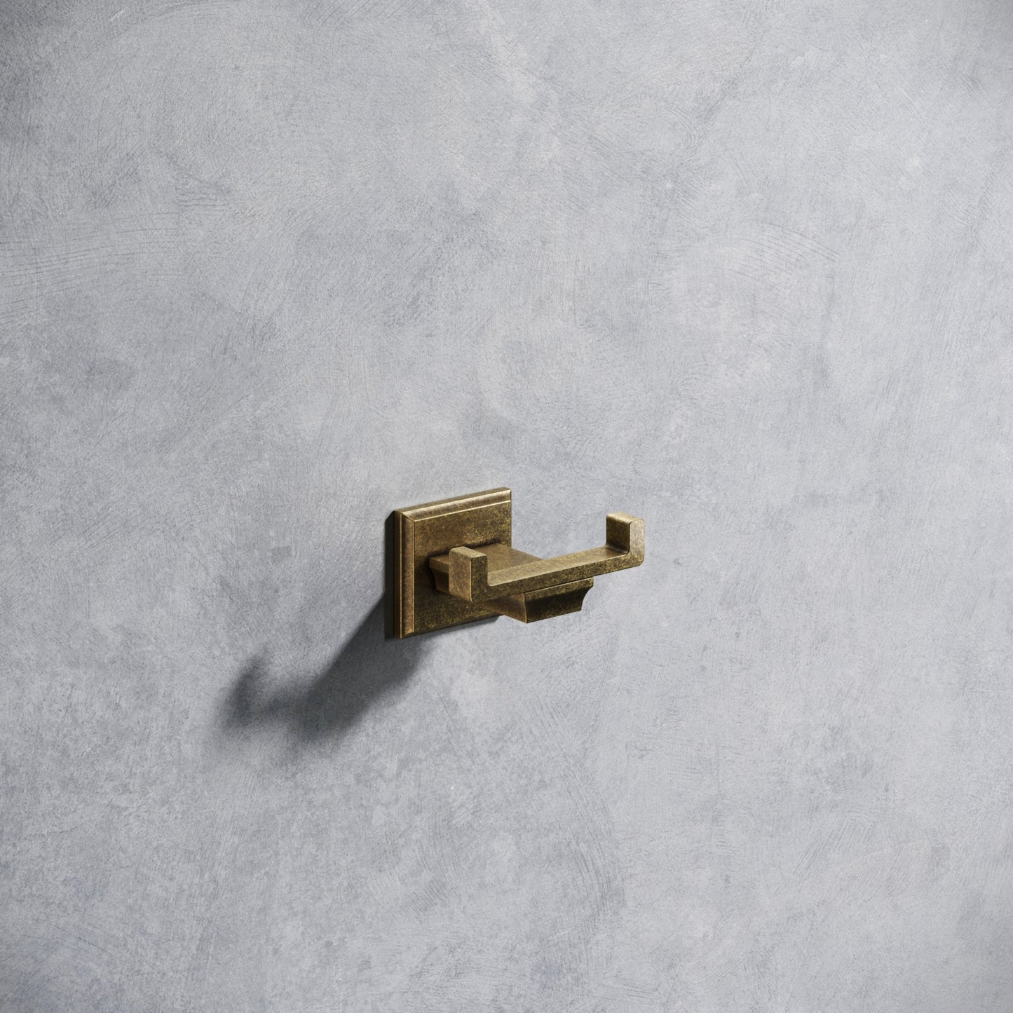 Baroque Aged Bronze Double Robe Hook