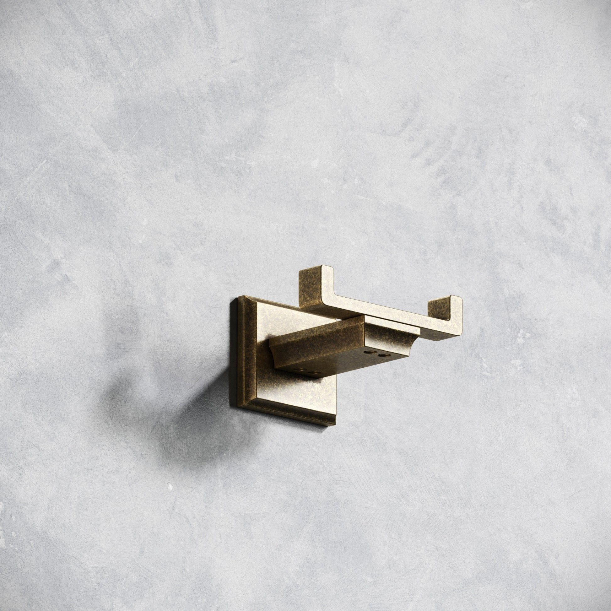 Baroque Aged Bronze Double Robe Hook