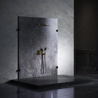 Baroque Aged Bronze Thermostatic Shower with Handheld