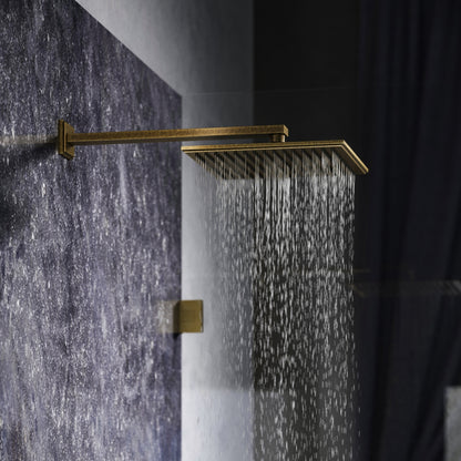 Baroque Aged Bronze Thermostatic Shower with Handheld