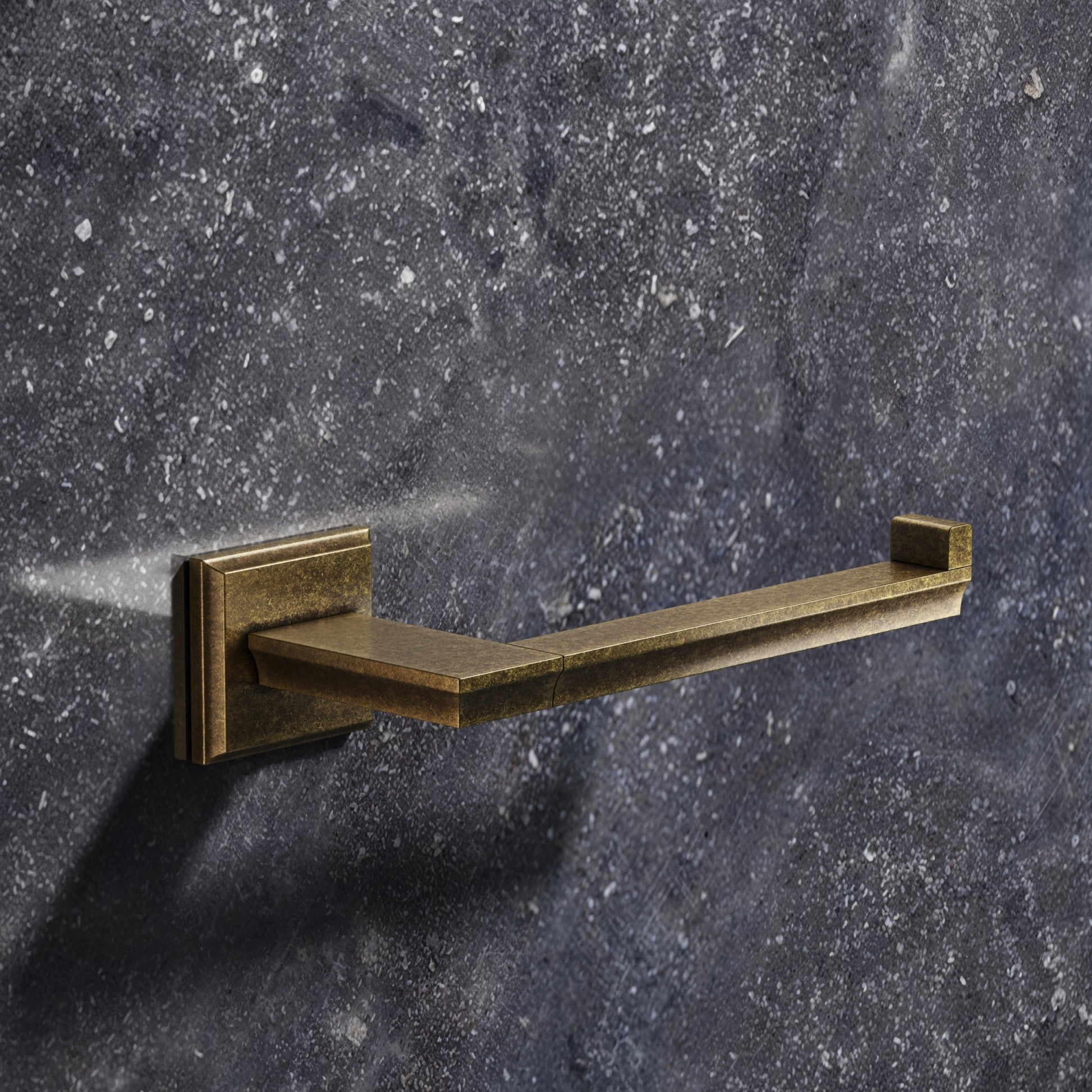 Baroque Aged Bronze Toilet Roll Holder