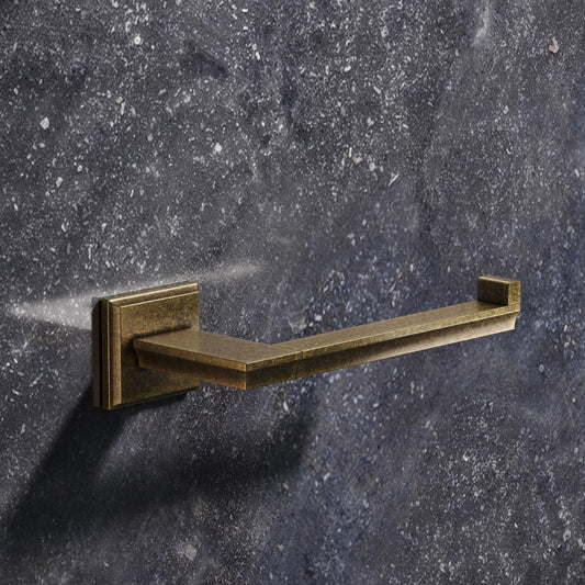 Baroque Aged Bronze Toilet Roll Holder