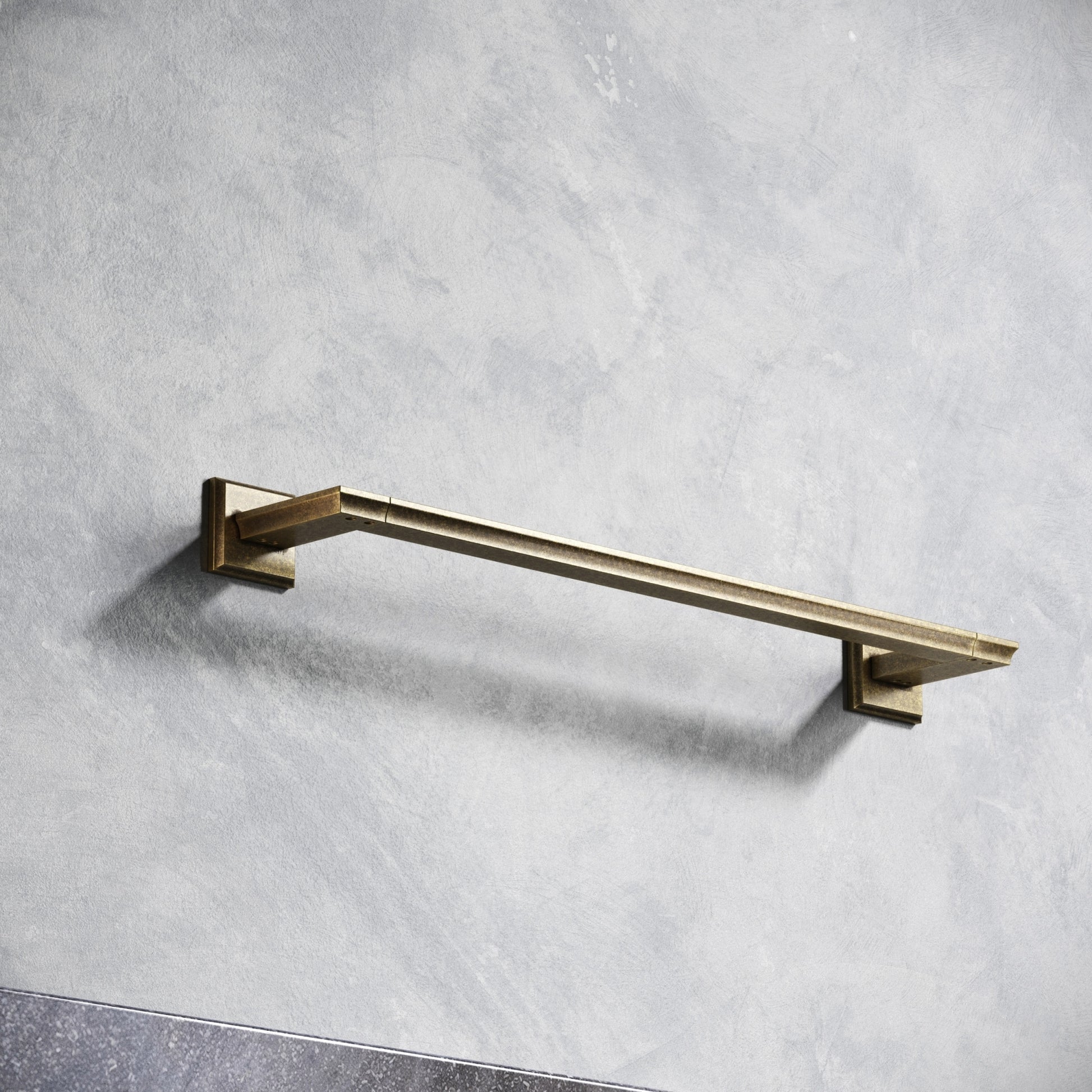 Baroque Aged Bronze Towel Bar Rail 600mm