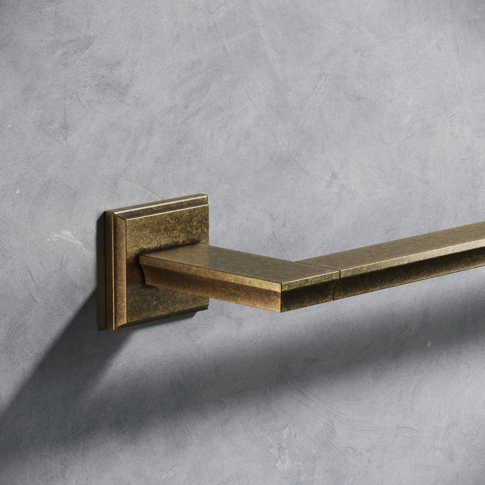 Baroque Aged Bronze Towel Bar Rail 600mm