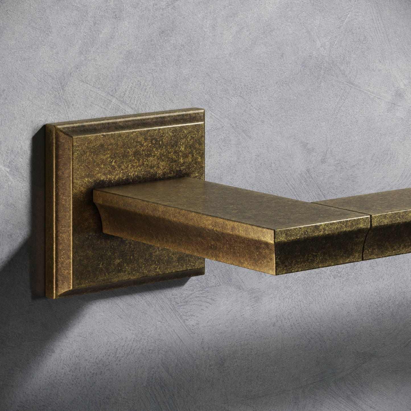 Baroque Aged Bronze Towel Bar Rail 600mm