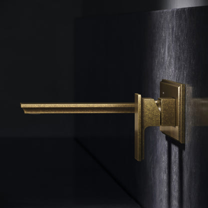 Baroque Aged Bronze Wall Mounted Basin Mixer Tap