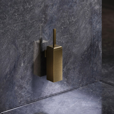 Baroque Aged Bronze Wall Mounted Toilet Brush