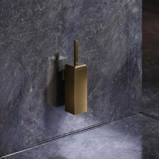 Baroque Aged Bronze Wall Mounted Toilet Brush