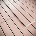 Baton Mosaic Angelic Pink Matte Porcelain Wall Tile 296 x 300mm