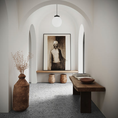 Bellazza Anthracite Terrazzo Porcelain Wall or Floor Tile 1200 x 600mm
