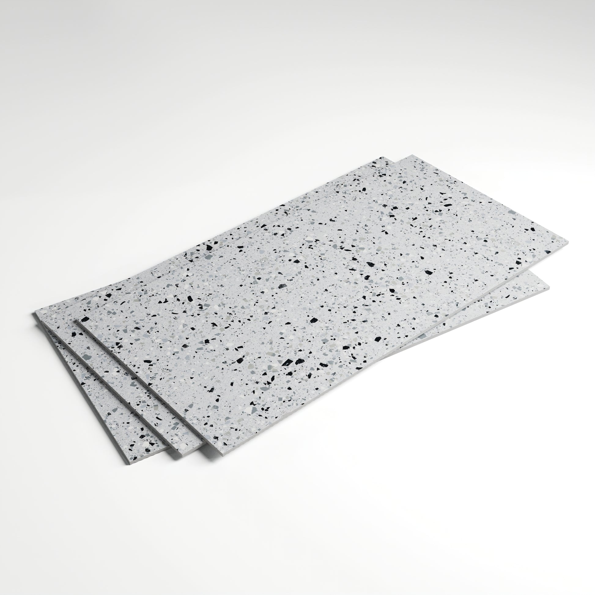 Bellazza Grey Terrazzo Porcelain Wall or Floor Tile 1200 x 600mm