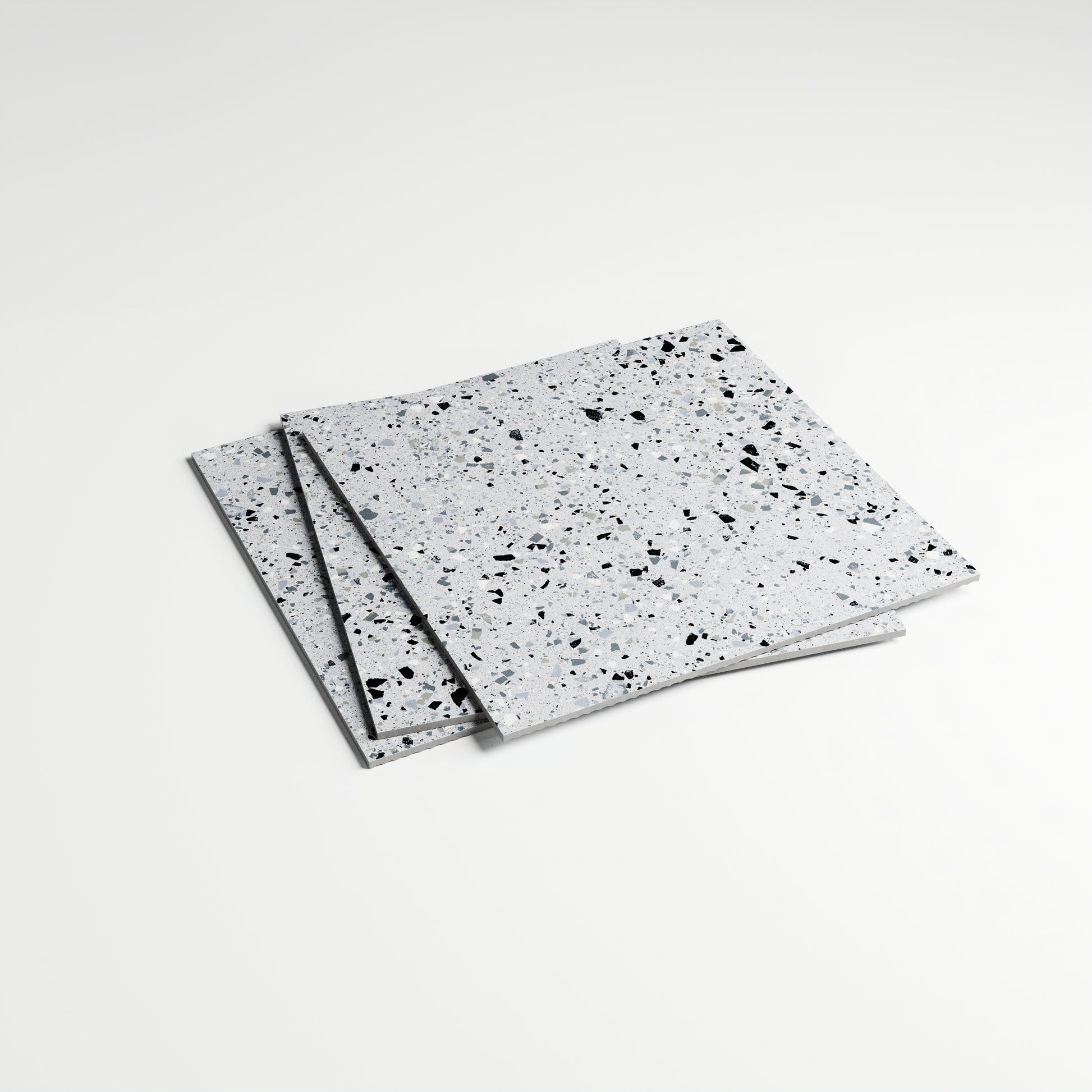 Bellazza Grey Terrazzo Porcelain Wall or Floor Tile 600 x 600mm