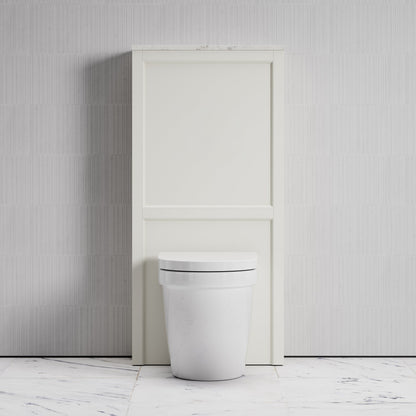 Berkeley Back to Wall Toilet and Matte Cream Claridge Housing