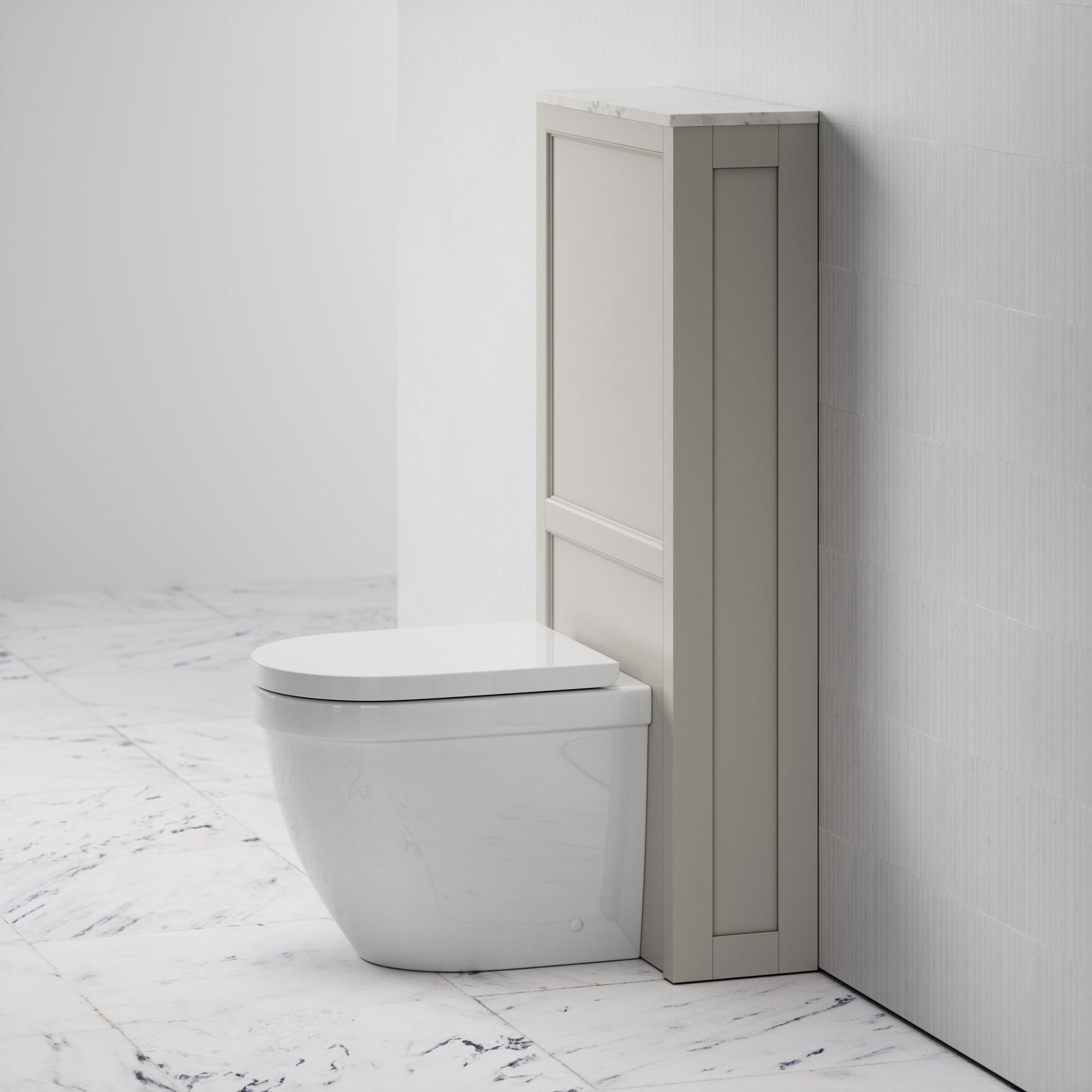 Berkeley Back to Wall Toilet and Matte Stone Claridge Housing
