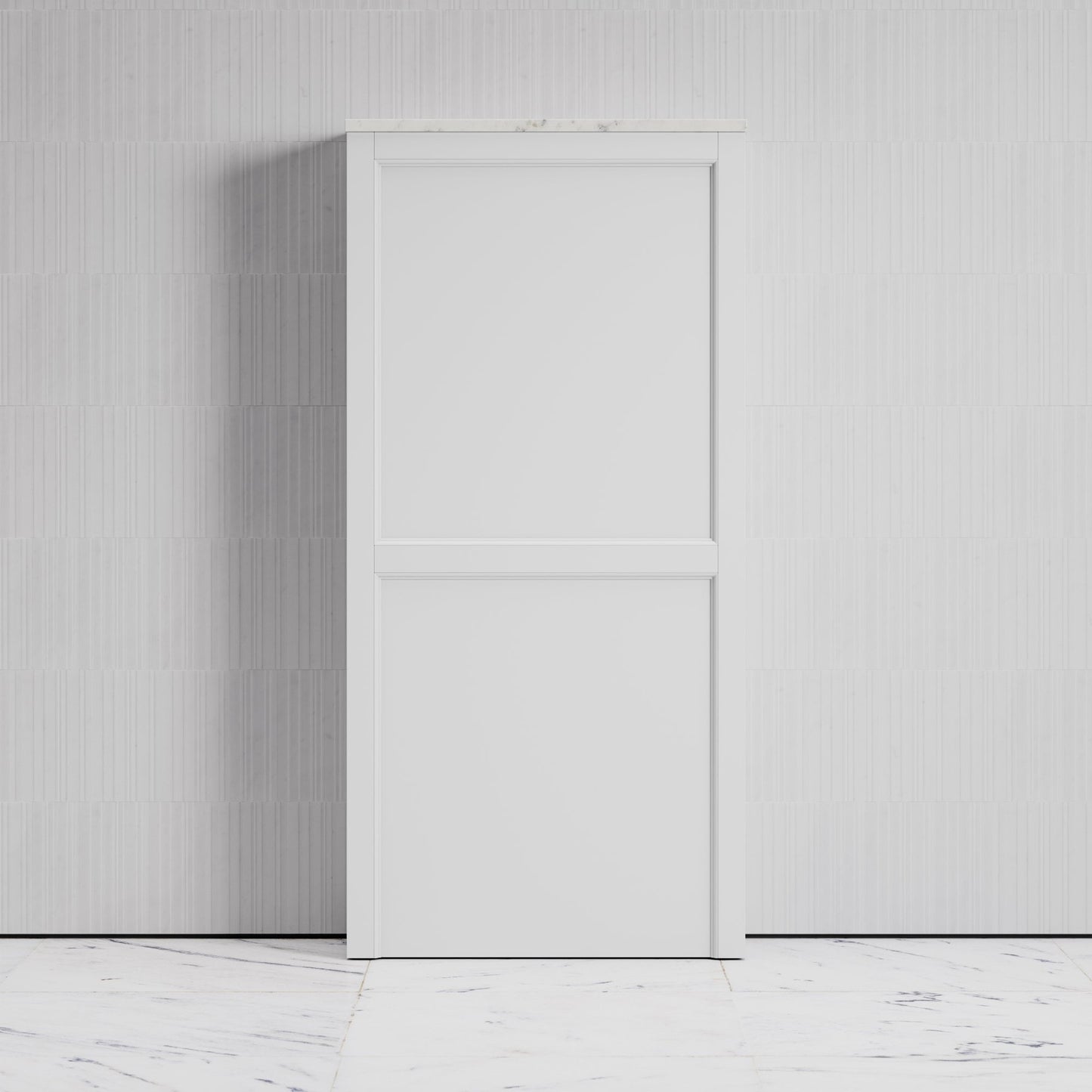 Berkeley Back to Wall Toilet and Matte White Claridge Housing