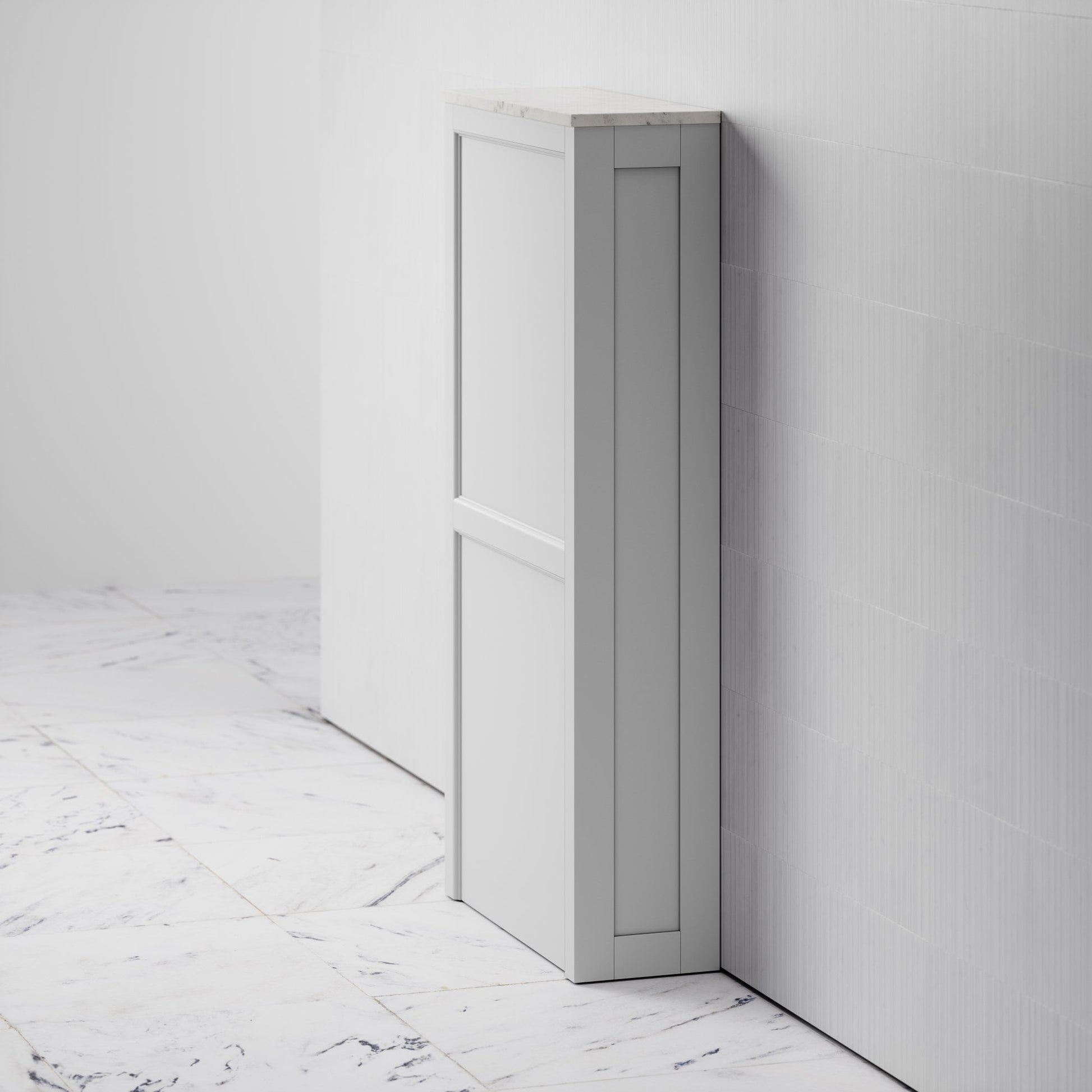 Berkeley Back to Wall Toilet and Matte White Claridge Housing