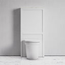 Berkeley Back to Wall Toilet and Matte White Claridge Housing