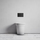 Berkeley Traditional Back to Wall Rimless Toilet with Concealed Cistern and Matte Black Flush Plate