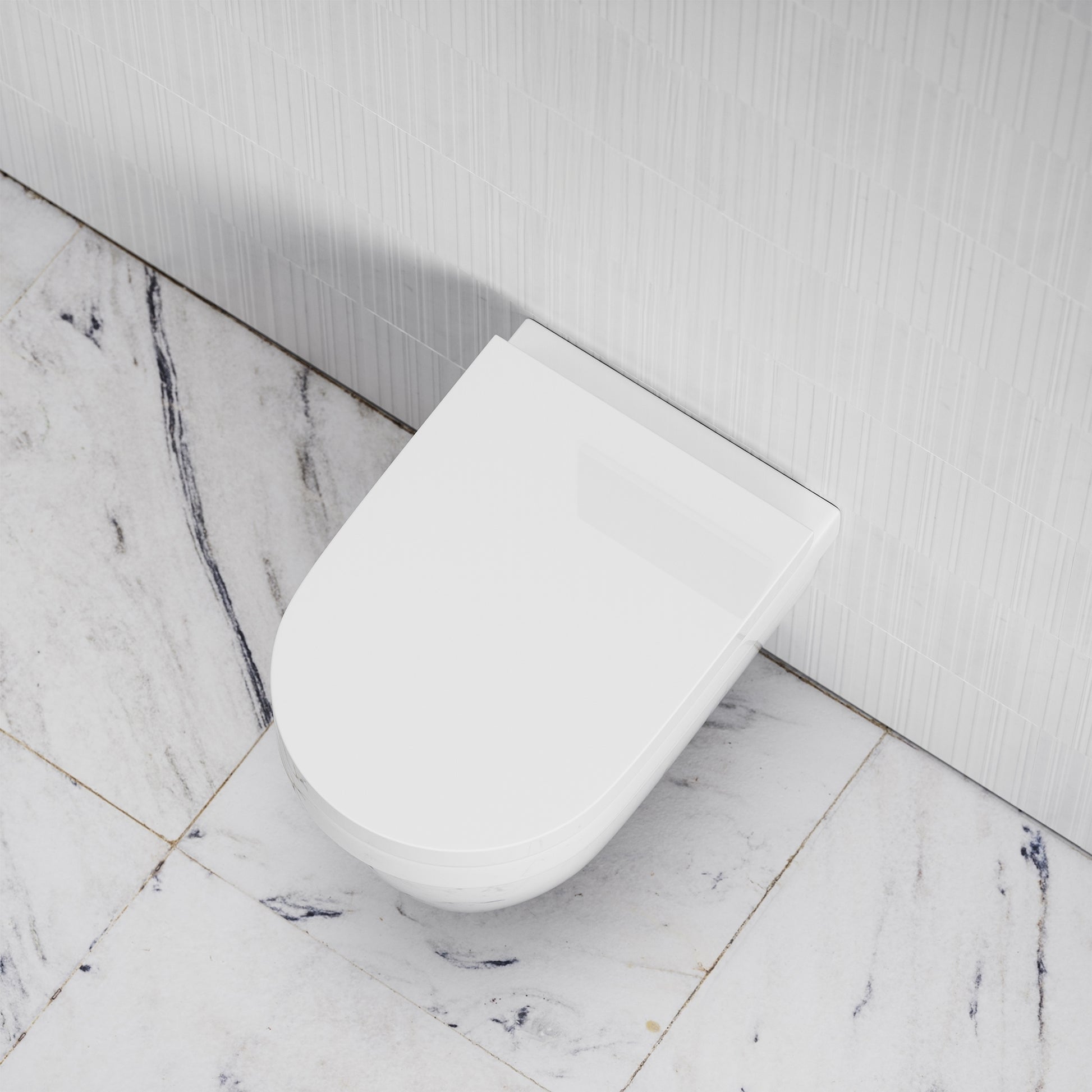 Berkeley Traditional Wall Hung Rimless Toilet with Soft Closing Seat