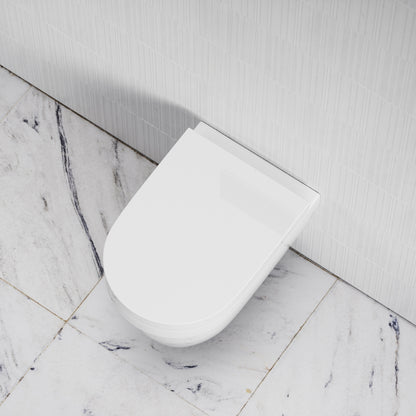 Berkeley Traditional Wall Hung Rimless Toilet with Soft Closing Seat