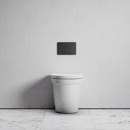 Berkeley Traditional Back to Wall Rimless Toilet with Concealed Cistern and Round Flush Plate