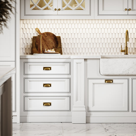 Brook Aged Bronze Cup Handle