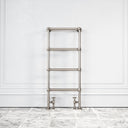 Brook Floor Mounted 4-bar Traditional Heated Towel Warmer Radiator Polished Nickel