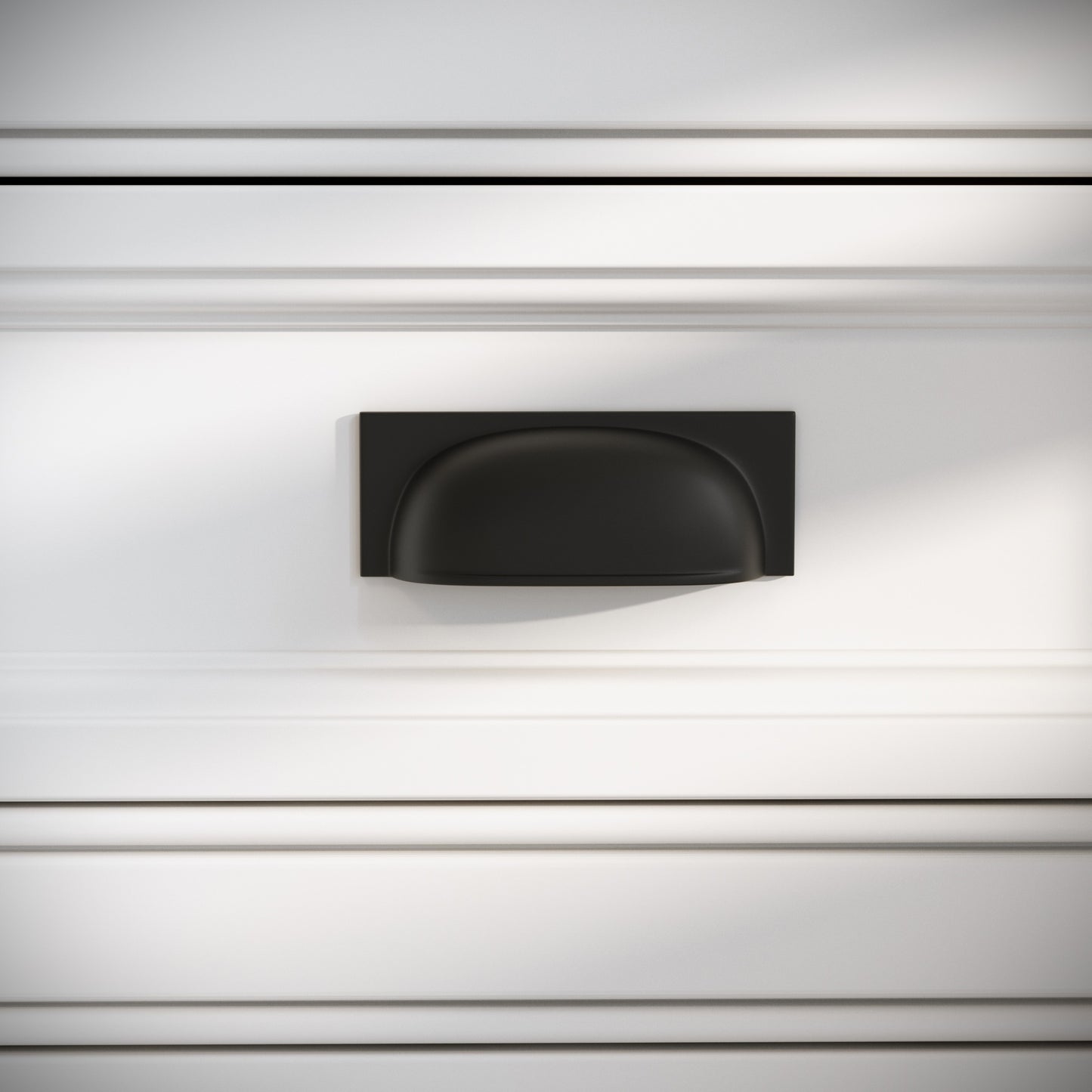 Brook Matte Black Cup Handle