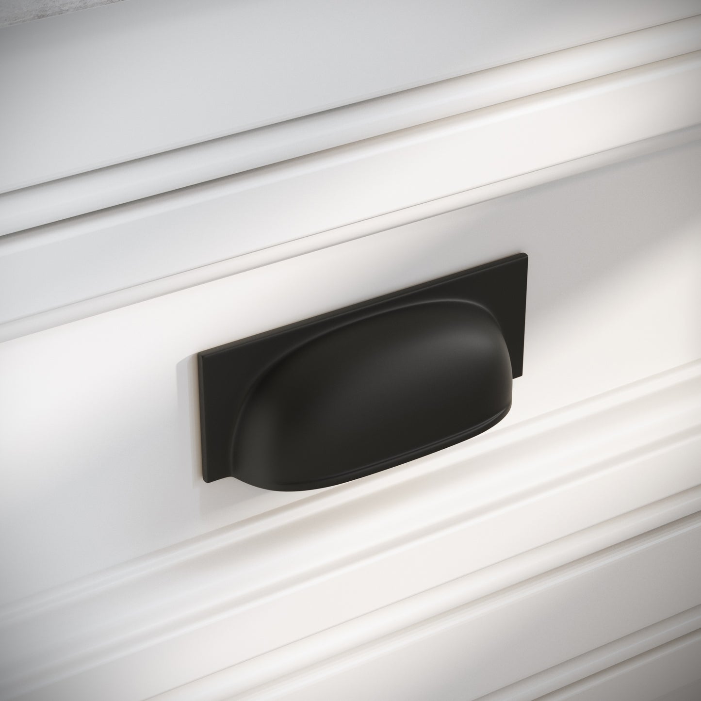 Brook Matte Black Cup Handle