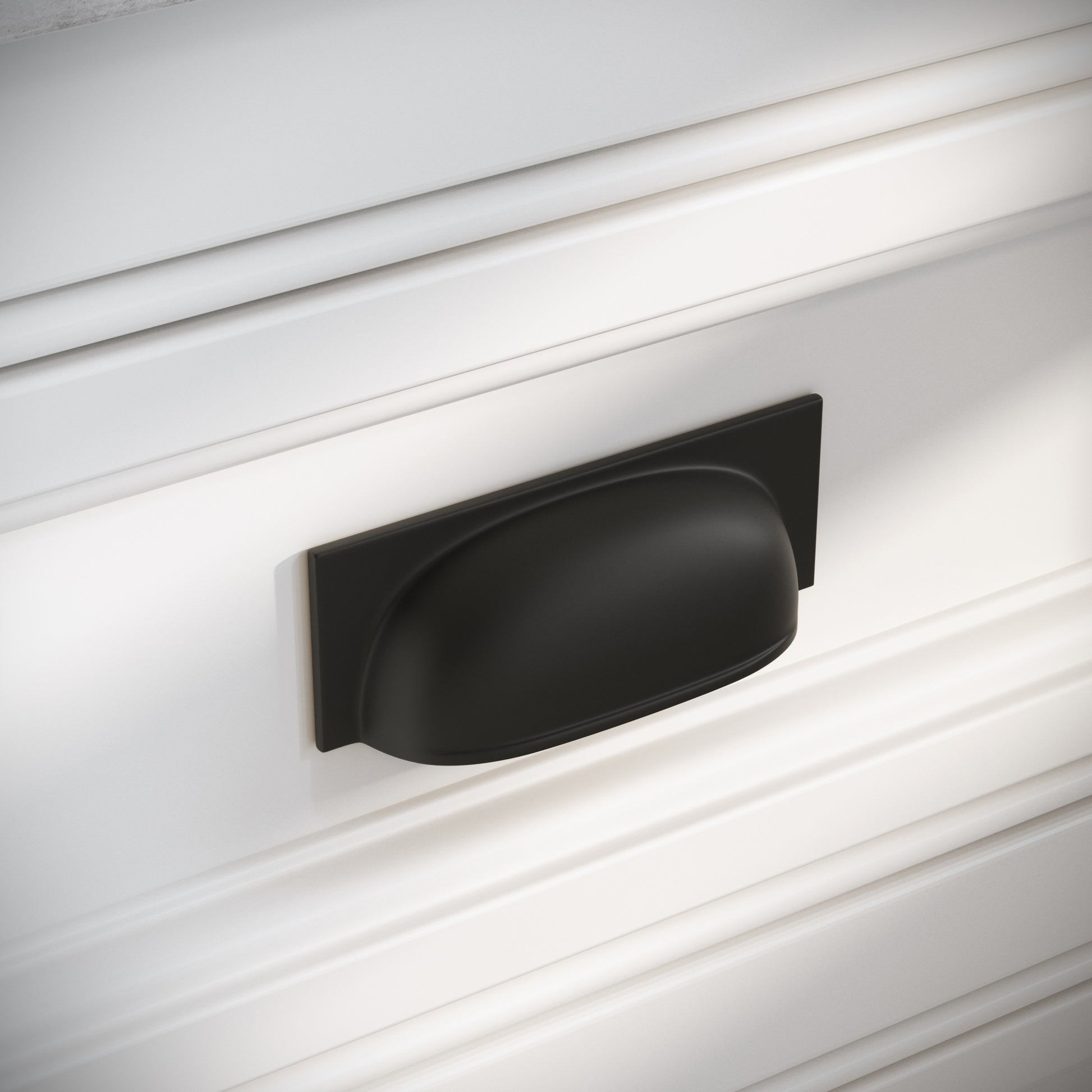Brook Matte Black Cup Handle