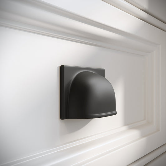 Brook Matte Black Cup Handle