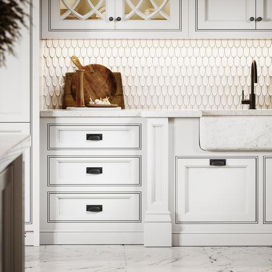 Brook Matte Black Cup Handle