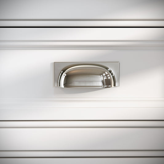 Brook Polished Nickel Cup Handle