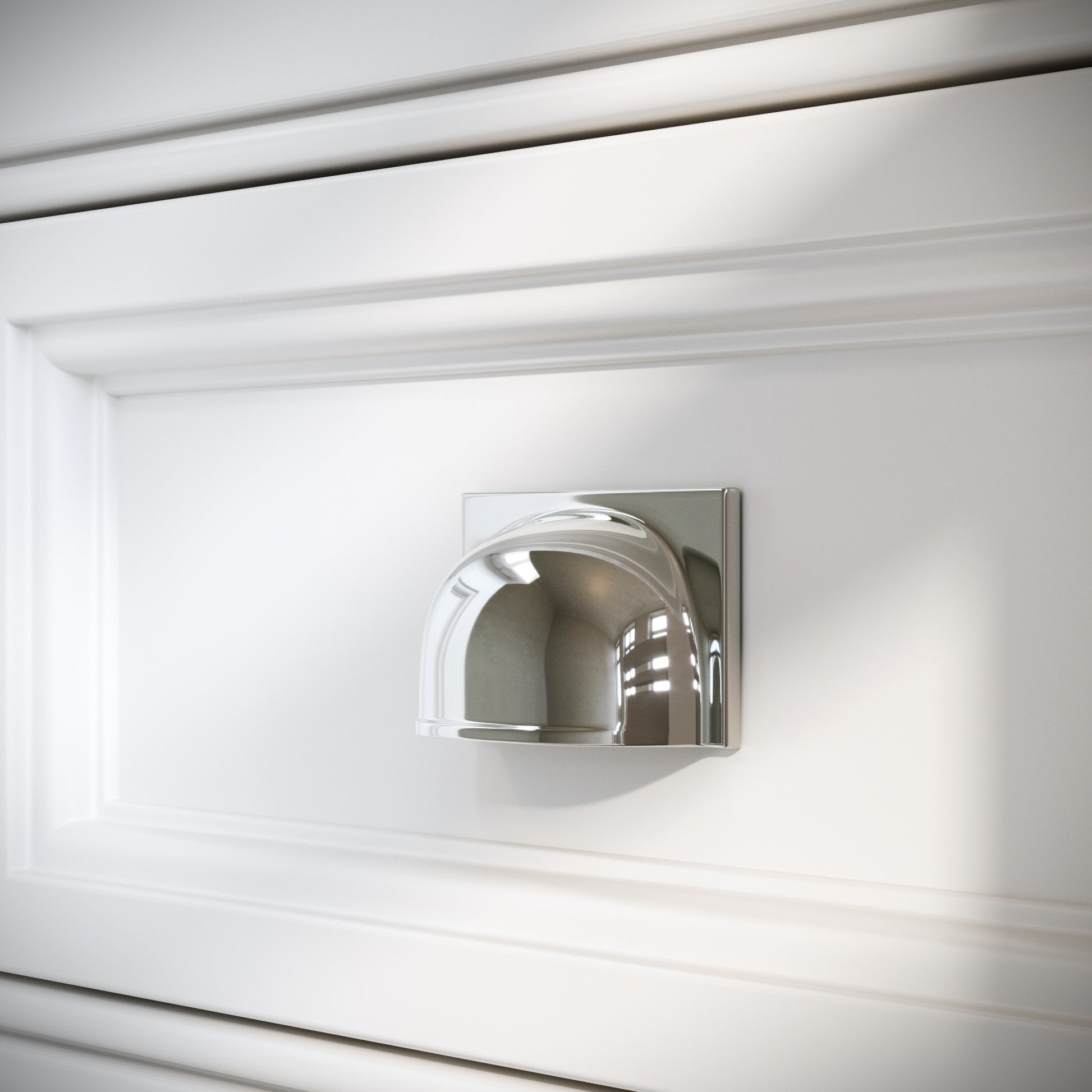 Brook Polished Nickel Cup Handle