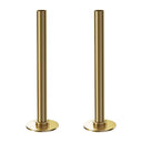Brushed Gold Radiator Pipe Extension Kit 180mm