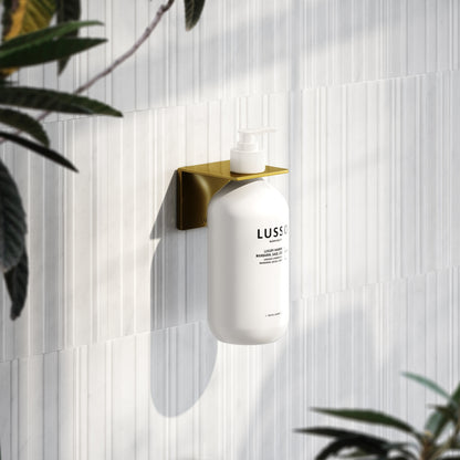 Brushed Gold Soap Dispenser Wall Bracket