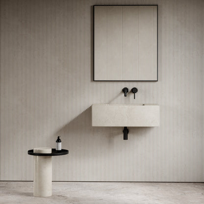 Calla Crema Marfil Marble Wall Hung Basin 700mm