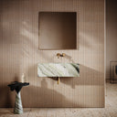 Calla Jade Green Marble Wall Mounted Basin 700mm