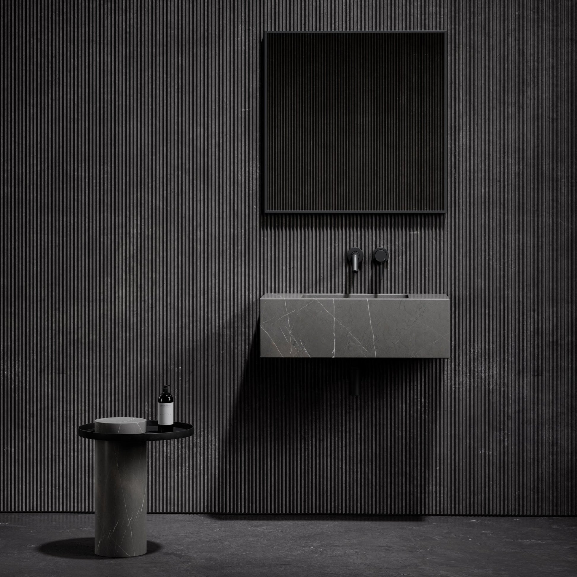 Calla Pietra Grey Marble Wall Hung Basin 700mm