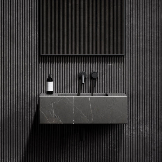 Calla Pietra Grey Marble Wall Hung Basin 700mm