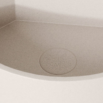 Cantiera Shore Concrete Wall Hung Corner Basin 300mm