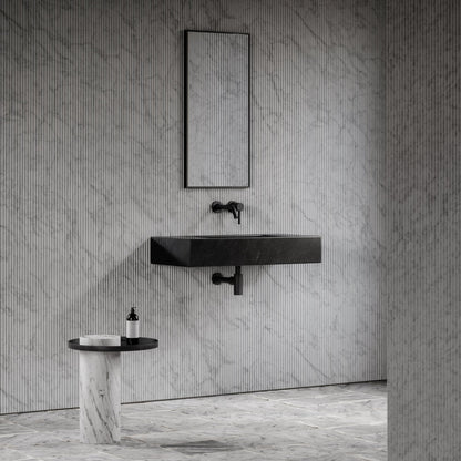 Capri Blue Limestone Marble Wall Hung Basin 800mm