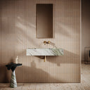 Capri Jade Green Marble Wall Mounted Basin 800mm