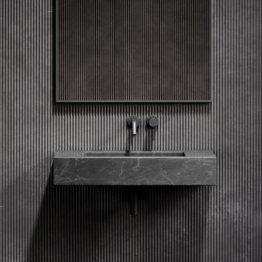 Capri Pietra Grey Marble Wall Hung Basin 800mm